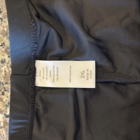 Women’s black swim shorts - Picture 2 of 2